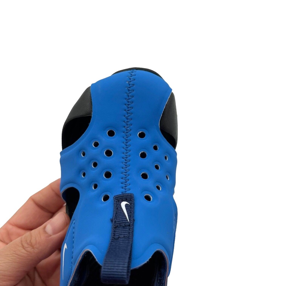 Nike Toddler Boys Closed Toe‎ Sandals Size 9 Blue Black Lightweight Quick Drying - Picture 13 of 16